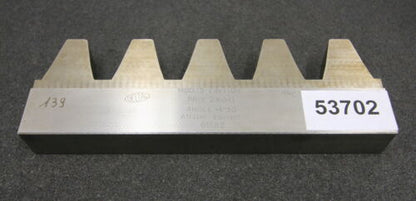 DELTAL Hobelkamm rack cutter f. MAAG-Wälzhobelmaschinen m= 13 Angle 14°30 200x25mm