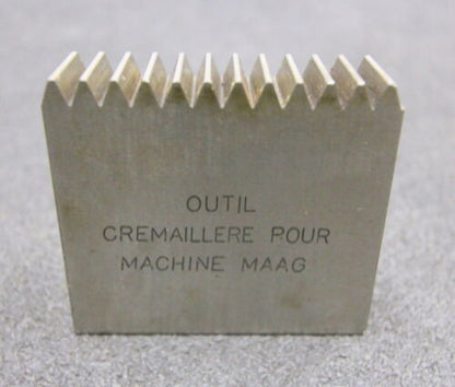 DELTAL Hobelkamm rack cutter m= 1,5 Angle 20° 56x20mm