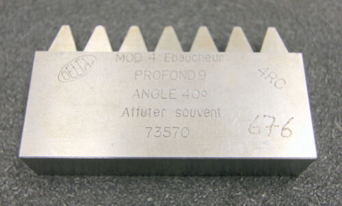 DELTAL Hobelkamm rack cutter m= 4 Angle 20° 88x20mm