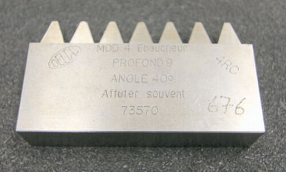 DELTAL Hobelkamm rack cutter m= 4 Angle 20° 88x20mm