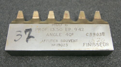 ROLLET PARIS Hobelkamm rack cutter m= 6 Angle 20°