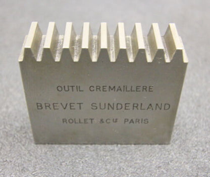 ROLLET PARIS Hobelkamm rack cutter m= 2,25 Angle 29°