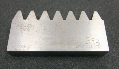 ROLLET PARIS Hobelkamm rack cutter m= 5 Angle 20° Z=7
