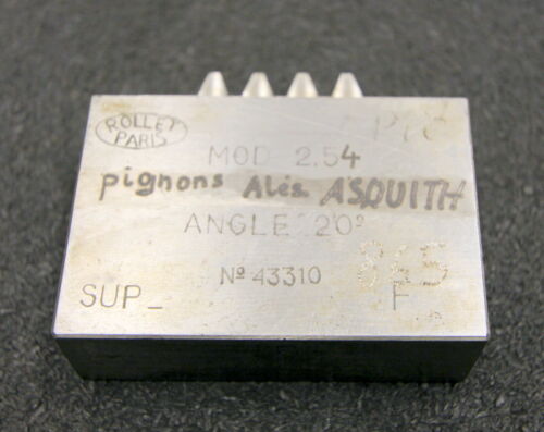 ROLLET PARIS Hobelkamm rack cutter m= 2,54 Angle 20°