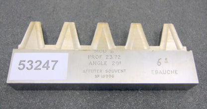 ROLLET PARIS Hobelkamm rack cutter m= 11 Angle 29°