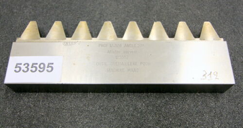 DELTAL Hobelkamm rack cutter m= 8 Angle 20° 200x25mm