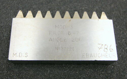 Hobelkamm rack cutter m= 3 Angle 20° 95x20mm Z= 10