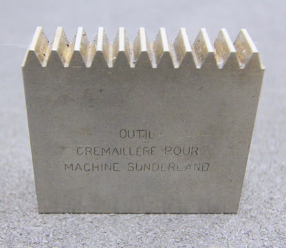 DELTAL Hobelkamm rack cutter m= 1,75 Angle 20° 61x20mm