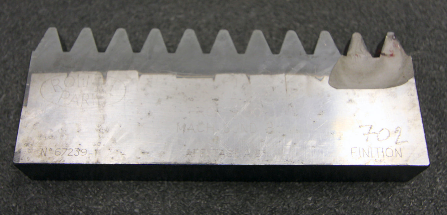 ROLLET PARIS Hobelkamm rack cutter m= 4 Angle 20° Z=11