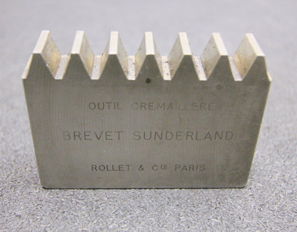 ROLLET PARIS Hobelkamm rack cutter m= 3,5 Angle 20°