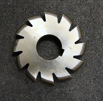 Halbrund-Formfräser konvex Radiusfräser Radius 5,5mm - 70x11x22mm 12 Spannuten