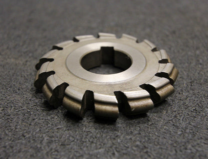 Halbrund-Formfräser konvex Radiusfräser Radius 2,5mm - 63x10x22mm 14 Spannuten
