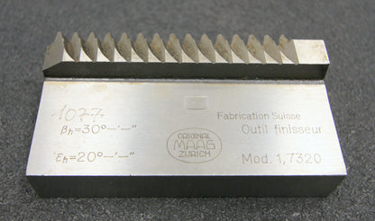 MAAG Hobelkamm rack cutter m= 1,7320 Eh 20° ßh= 30°
