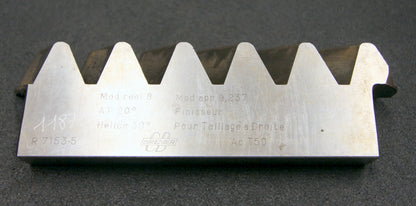 BRENIER Hobelkamm rack cutter m= 8 Angle 20° 195x36mm