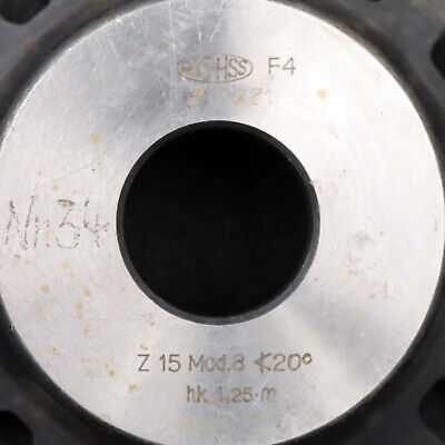 PWS Glockenschneidrad gear shaper m= 8mm EGW 20° Z= 15 hk 1,25m Ø139x36xØ 1 1/4"