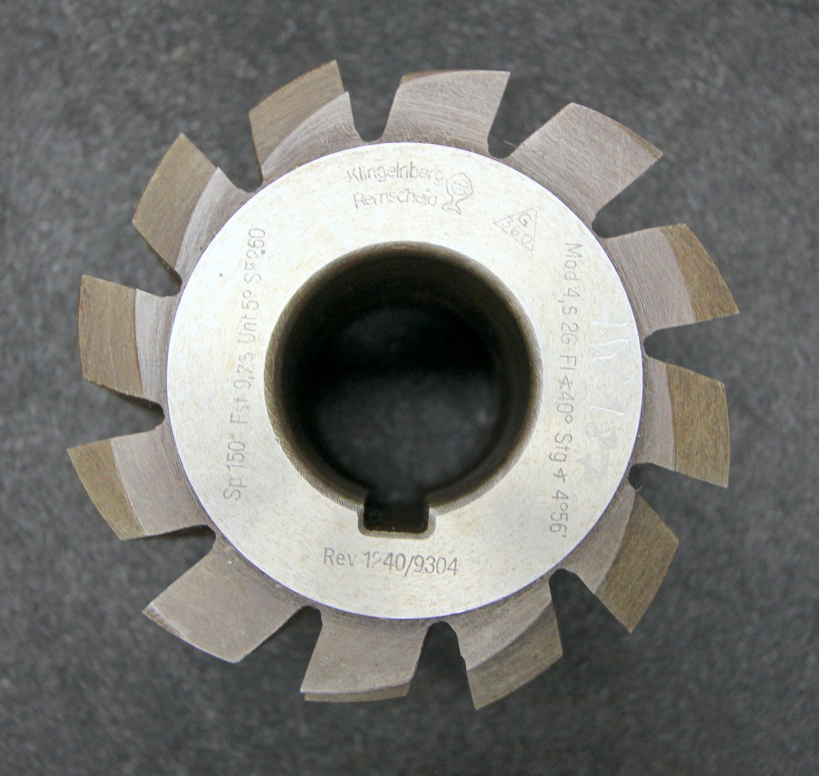 Bild des Artikels KLINGELNBERG-Vollstahlwälzfräser-gear-hob-m-=-4,5mm-20°-EGW-Ø115x90xØ40mm-2gg.-R