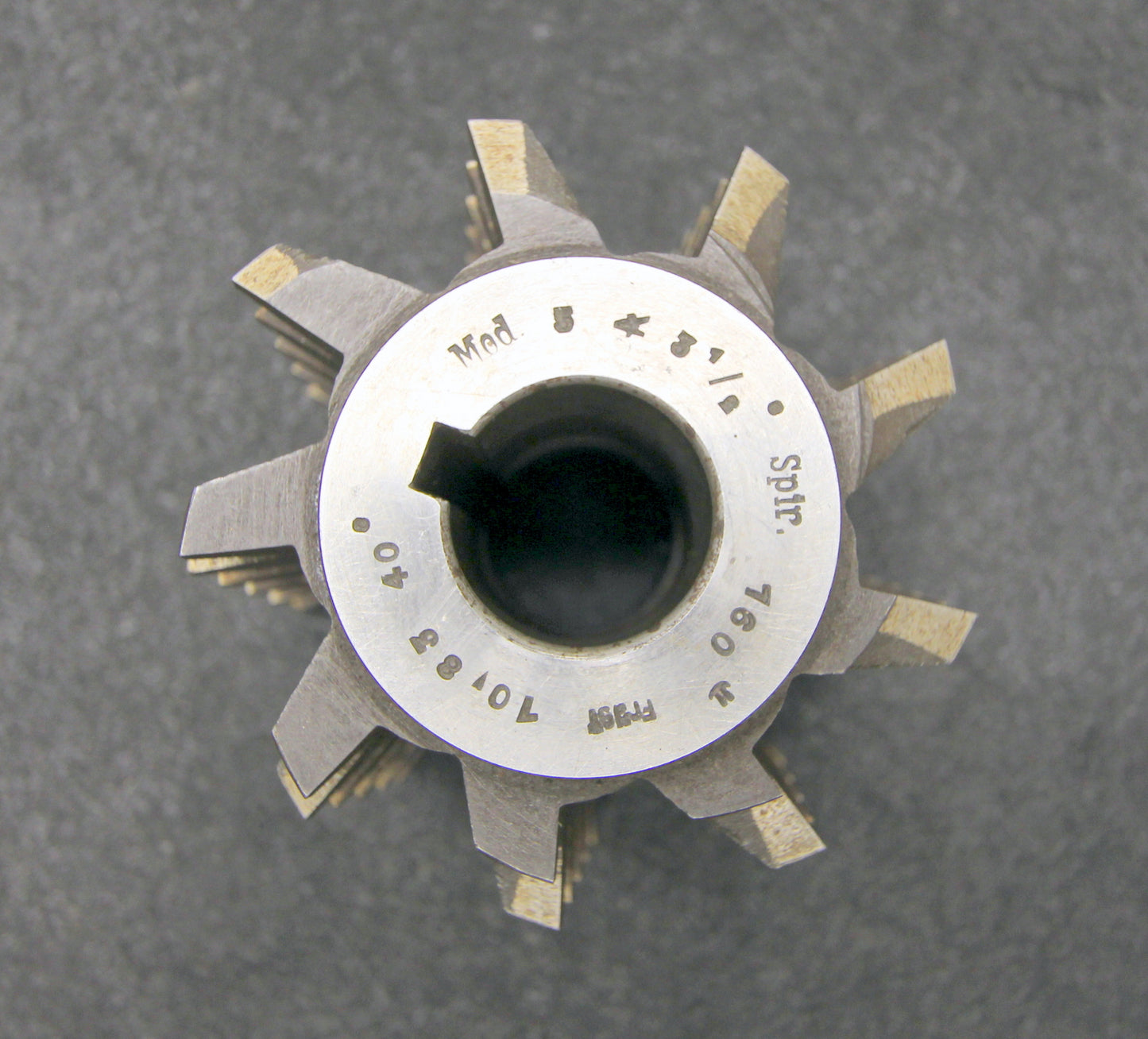 Bild des Artikels Vollstahlwälzfräser-gear-hob-m-=-5mm-20°-EGW-Abmessungen-Ø90x90xØ27mm-mit-LKN