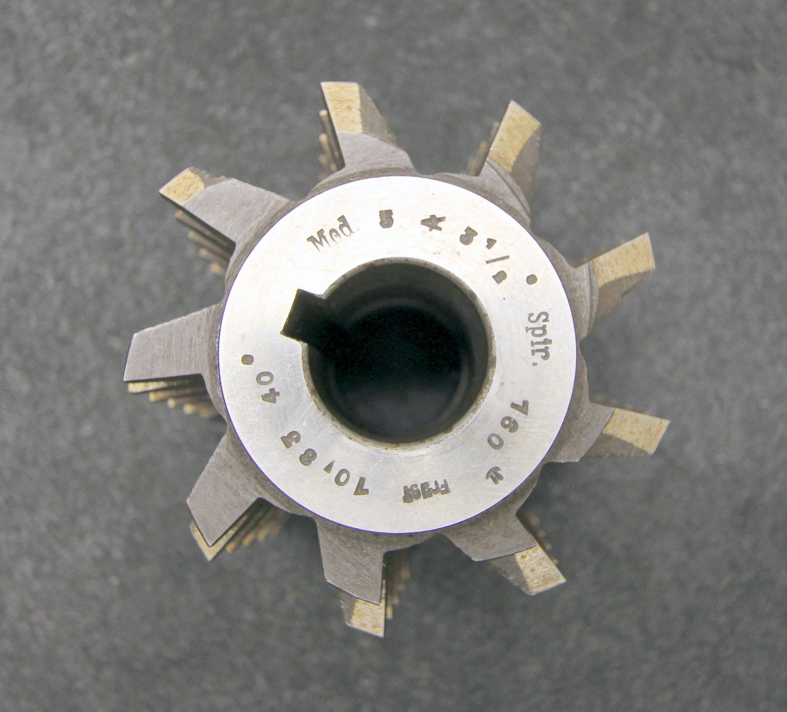 Bild des Artikels Vollstahlwälzfräser-gear-hob-m-=-5mm-20°-EGW-Abmessungen-Ø90x90xØ27mm-mit-LKN
