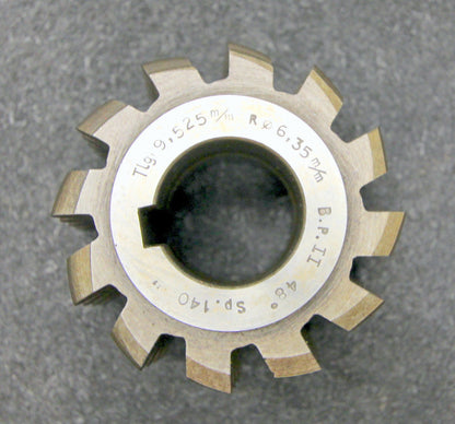 RAXA-GARANT Rollkettenrad-Wälzfräser roller chain hob Teilung 9,525mm= 3/8"