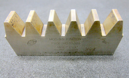 DELTAL Hobelkamm rack cutter m= 8,5 160x25mm HSS