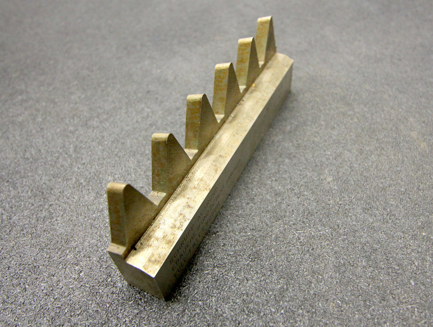 MAAG Hobelkamm rack cutter m= 10 Angle 20° 185x25mm