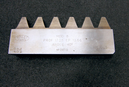 ROLLET PARIS Hobelkamm rack cutter m= 8 Angle 20°