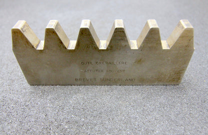 ROLLET PARIS Hobelkamm rack cutter m= 8 Angle 20°