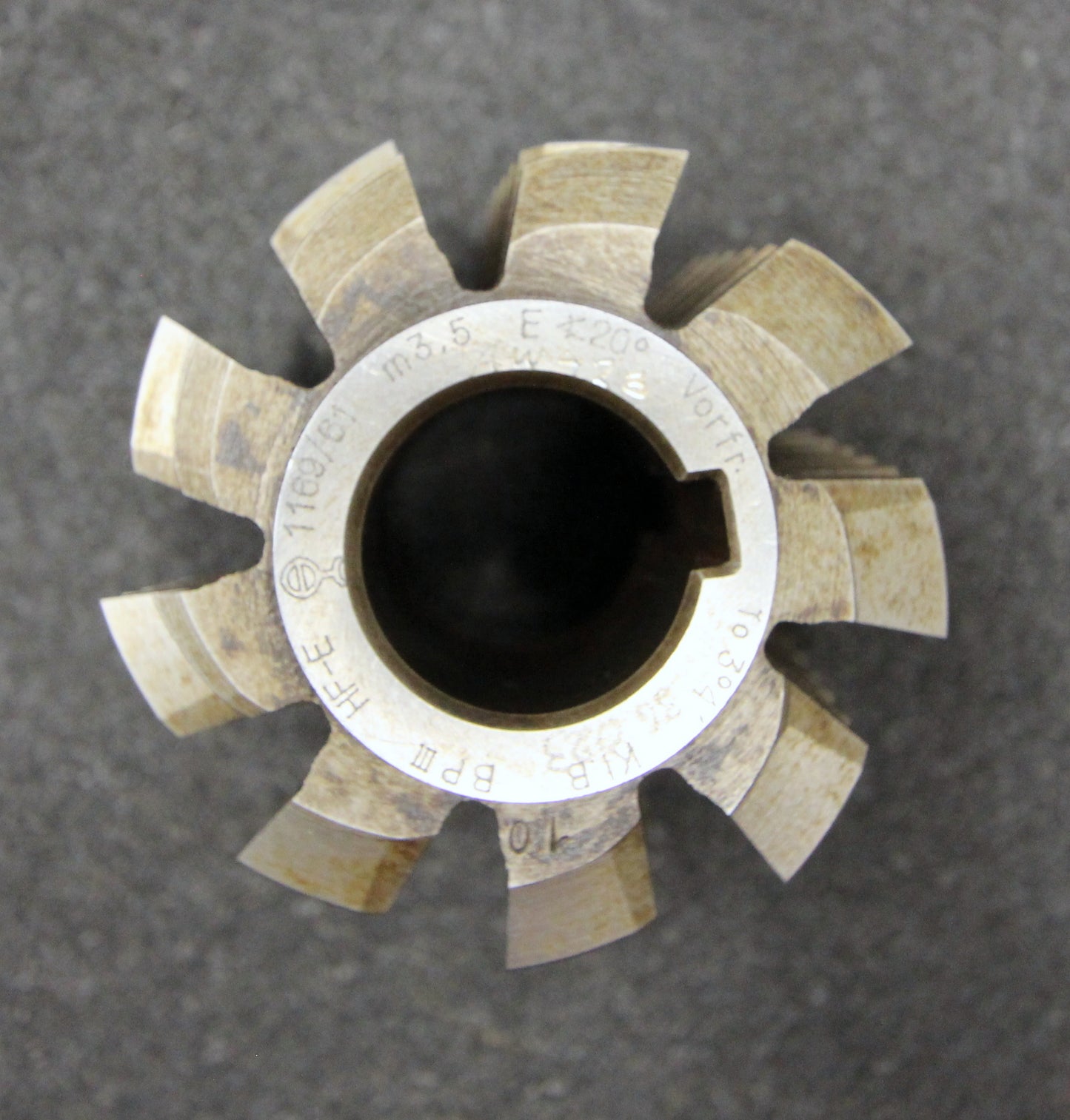 Bild des Artikels KLINGELNBERG-Vollstahlwälzfräser-gear-hob-Vorfräser-m-=-3,5mm-Ø75x75xØ27mm-LKN