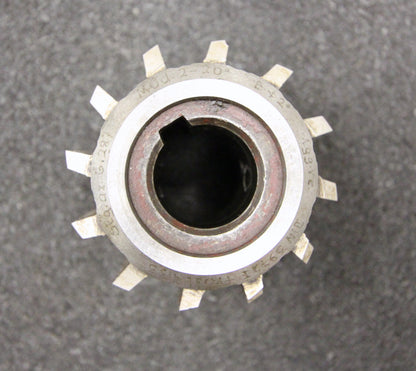 Bild des Artikels SAAZOR-Vollstahlwälzfräser-involute-spline-hob-m-=-2mm-BP-I-DIN3972-Ø60x65xØ22mm