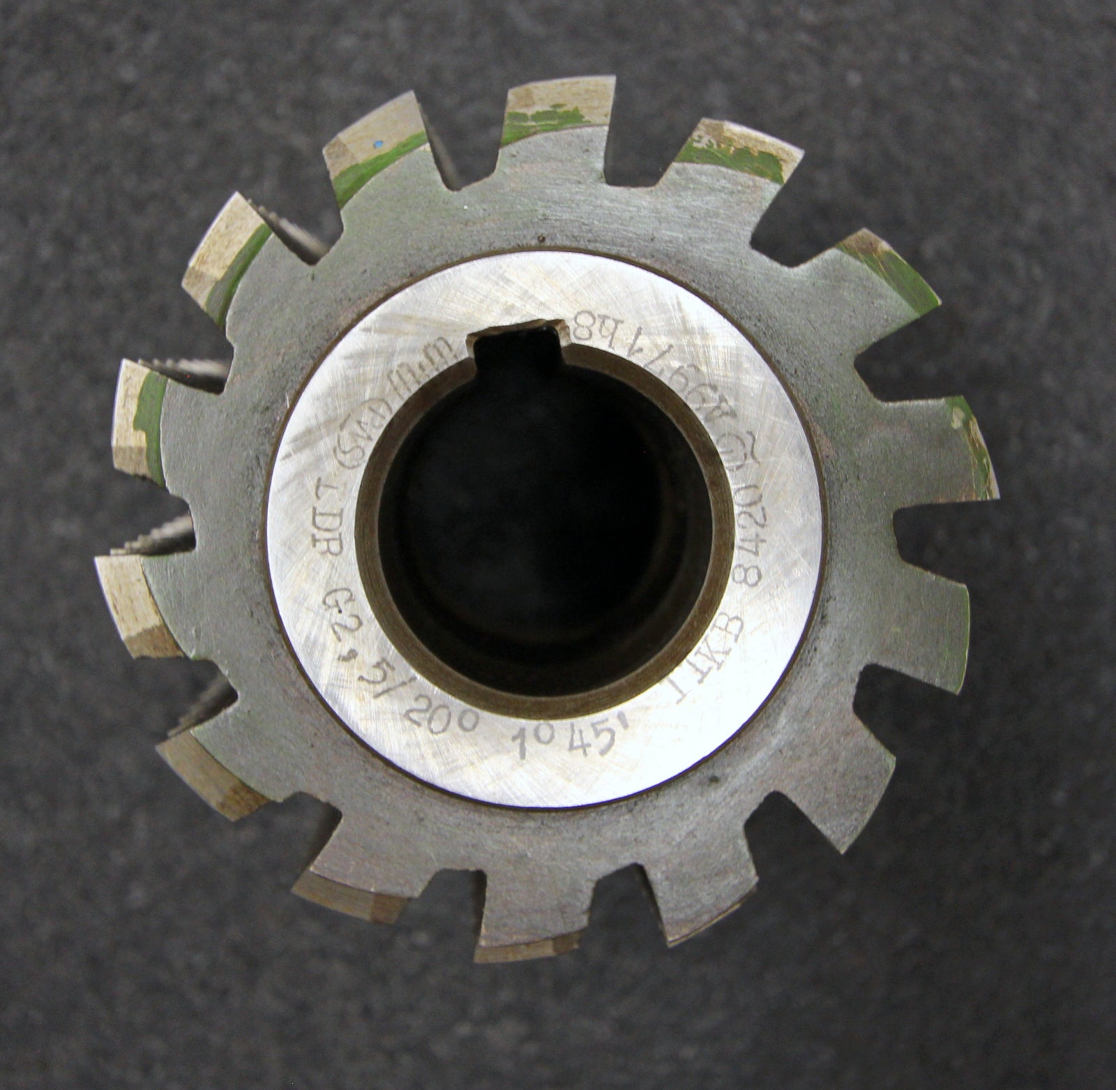 Bild des Artikels PWS-Vollstahlwälzfräser-gear-hob-m-=-2,5mm-BP-II-DIN3972-20°-EGW-Ø90x90xØ32mm