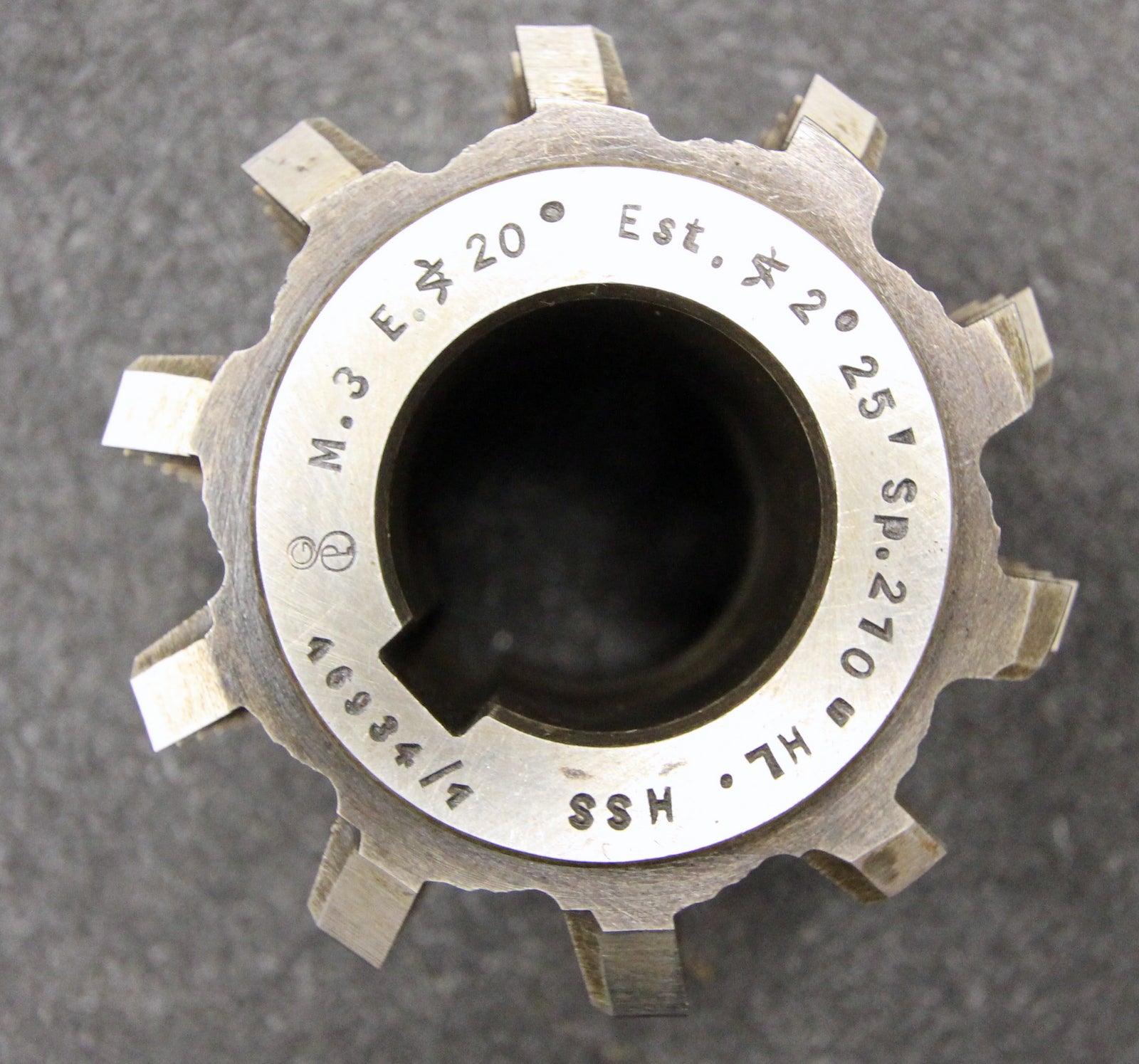 Bild des Artikels GPS-Vollstahlwälzfräser-gear-hob-m-=-3mm-20°-EGW-Ø80x70xØ32mm-LKN-1gg.-R