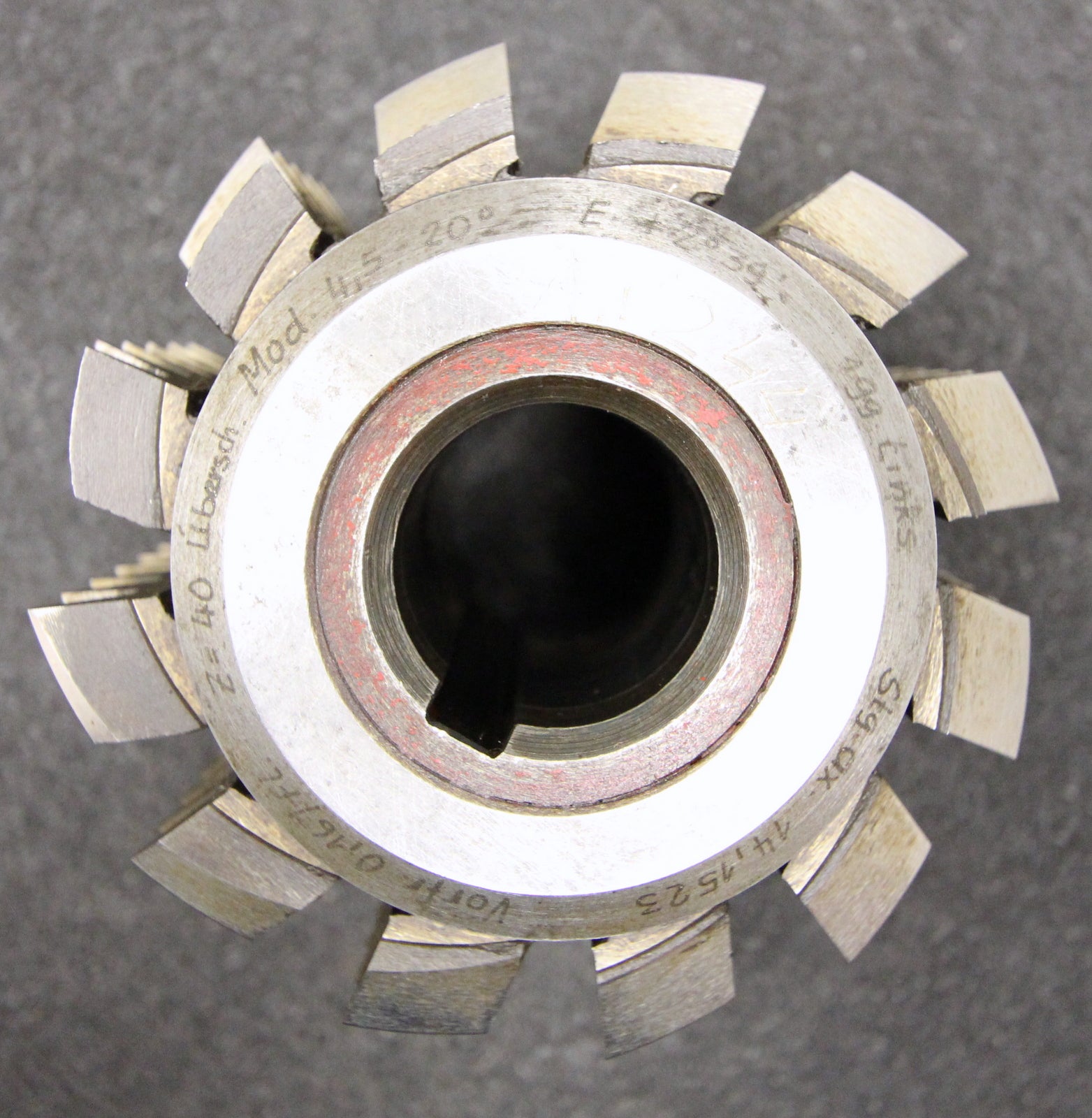 Bild des Artikels SAAZOR-Stollenwälzfräser-involute-spline-hob-Vorfräser-m-=-4,5mm-20°-EGW