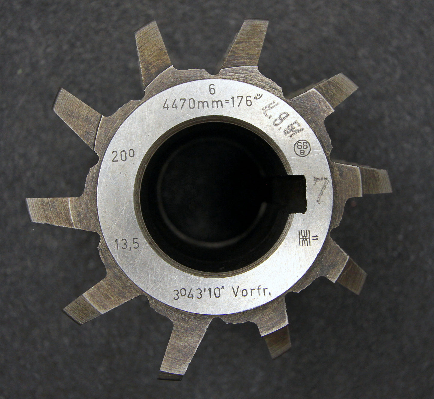 Bild des Artikels Vollstahlwälzfräser-gear-hob-Vorfräser-m-=-6mm-20°-EGW-Ø110x110xØ40mm-LKN
