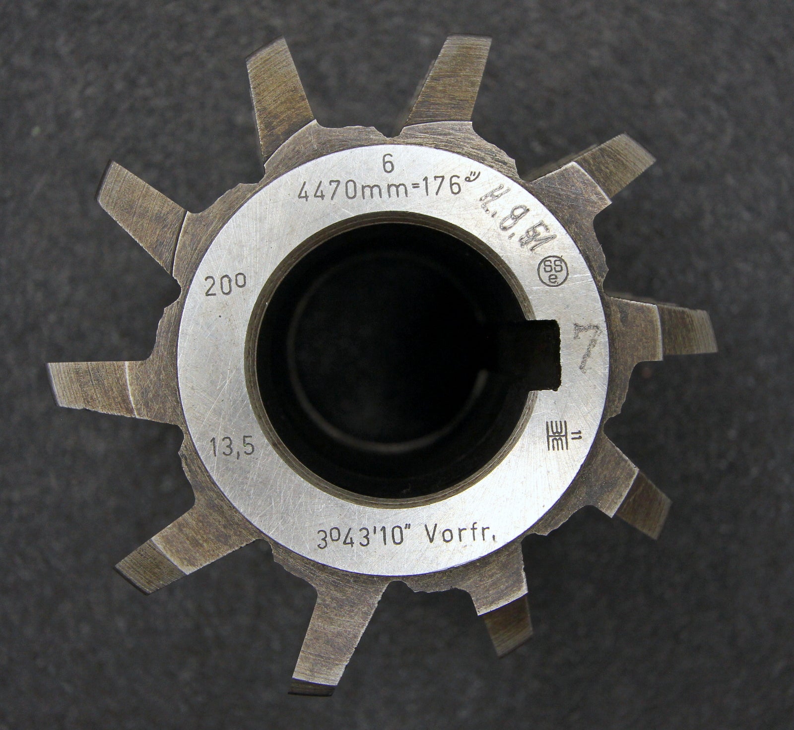 Bild des Artikels Vollstahlwälzfräser-gear-hob-Vorfräser-m-=-6mm-20°-EGW-Ø110x110xØ40mm-LKN
