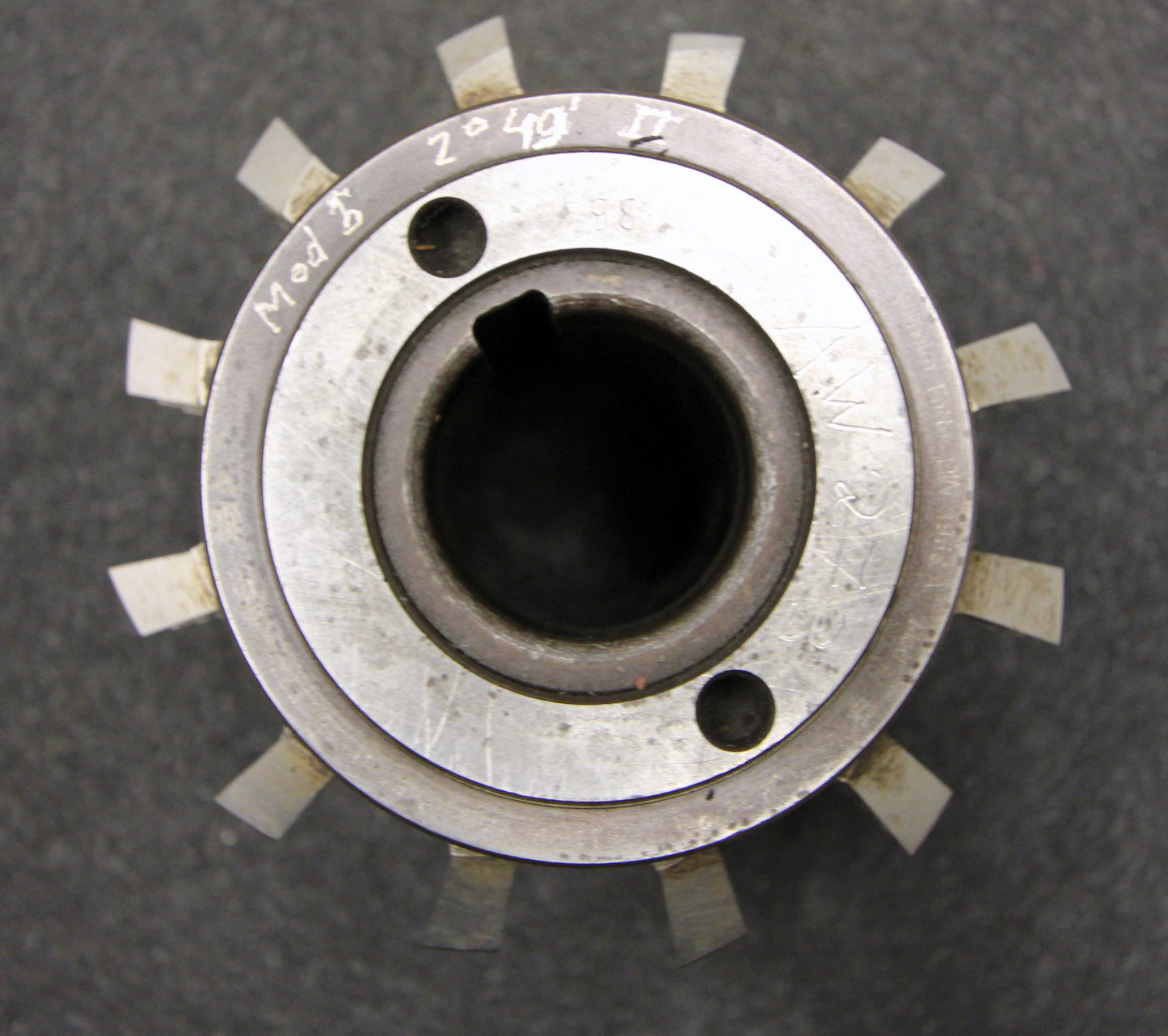 Bild des Artikels FETTE-Stollenwälzfräser-involute-spline-hob-m-=-5mm-BP-II-DIN3972-Ø110x110xØ32mm