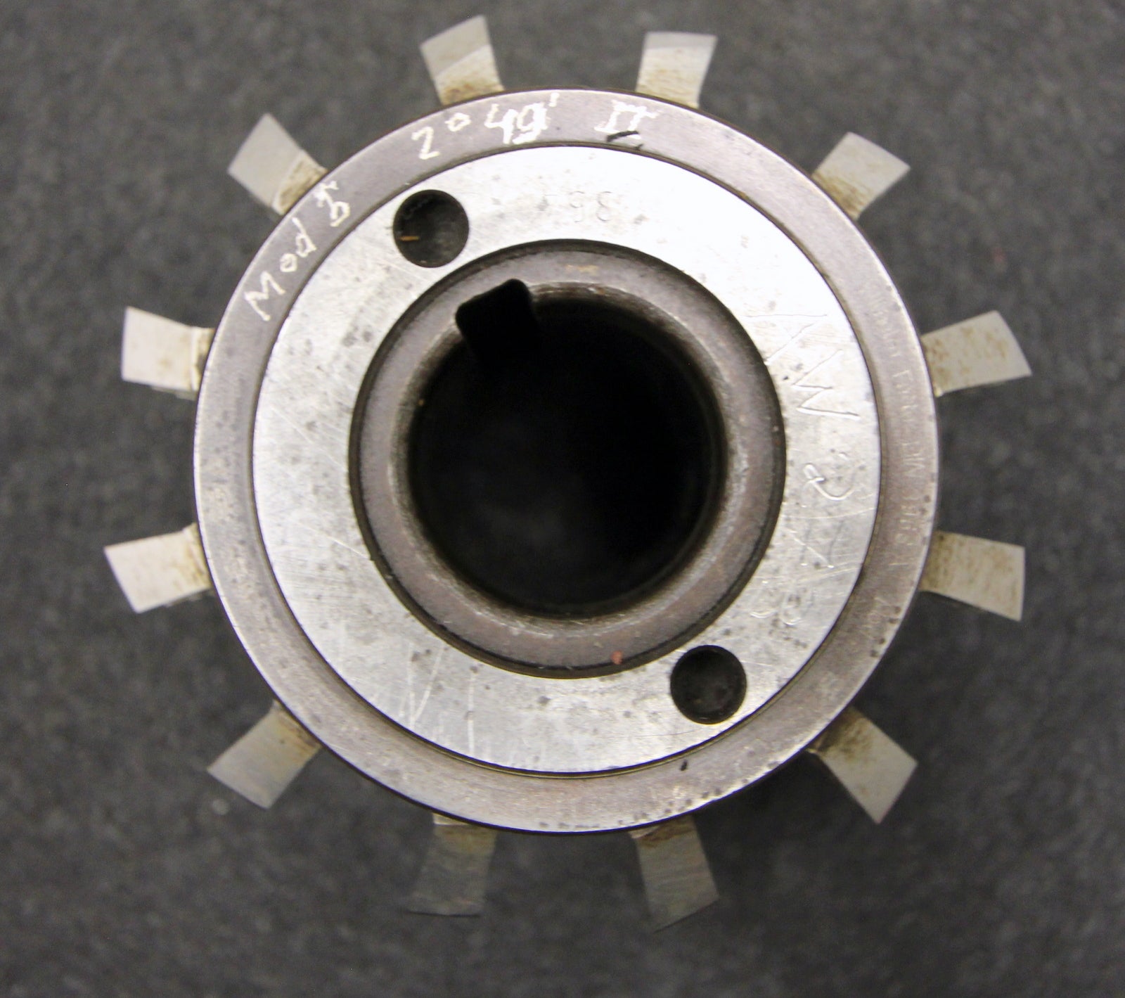 Bild des Artikels FETTE-Stollenwälzfräser-involute-spline-hob-m-=-5mm-BP-II-DIN3972-Ø110x110xØ32mm