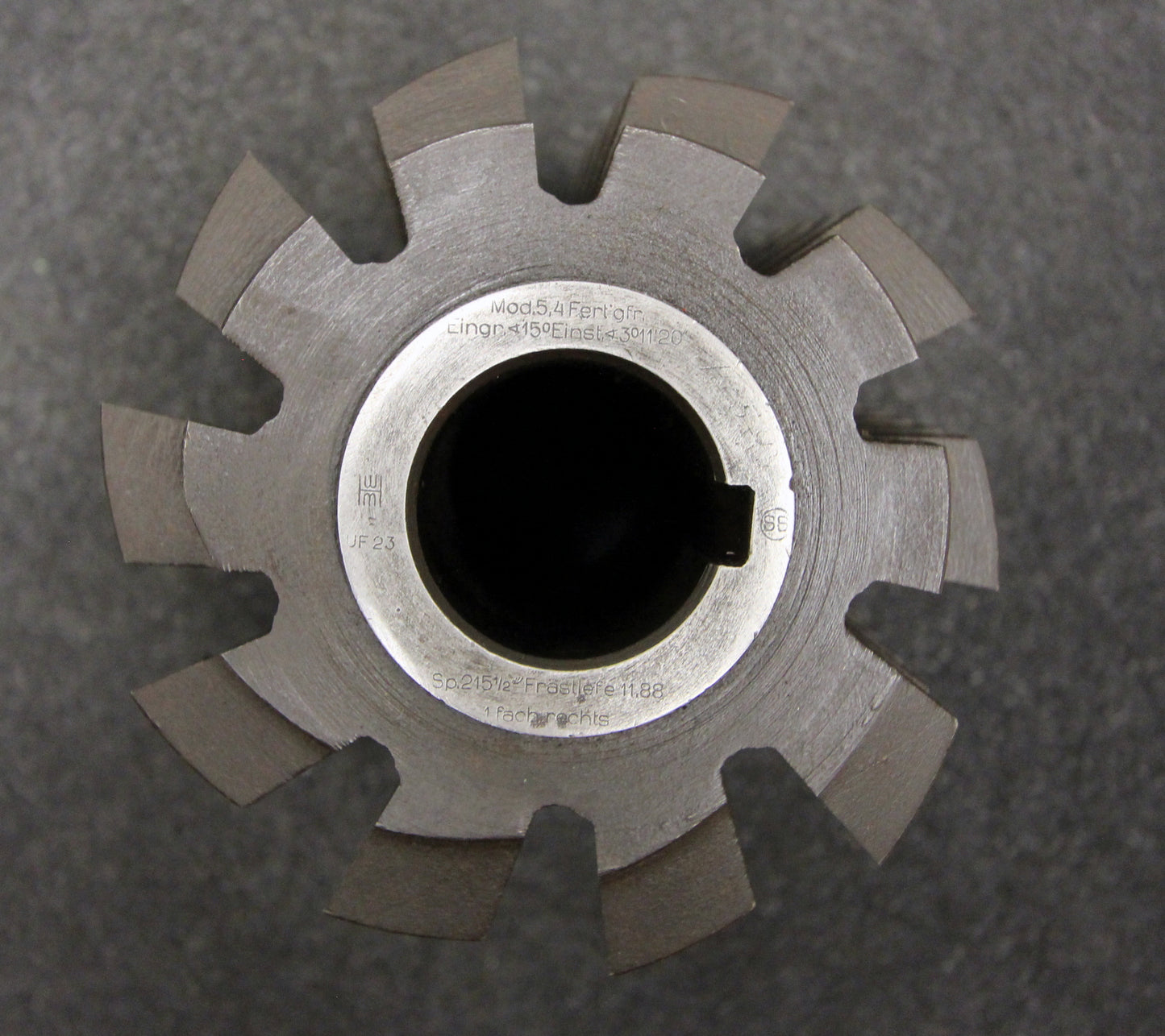 Bild des Artikels Vollstahlwälzfräser-gear-hob-Fertigfräser-m-=-5,4mm-15°-EGW-Ø105x110xØ32mm