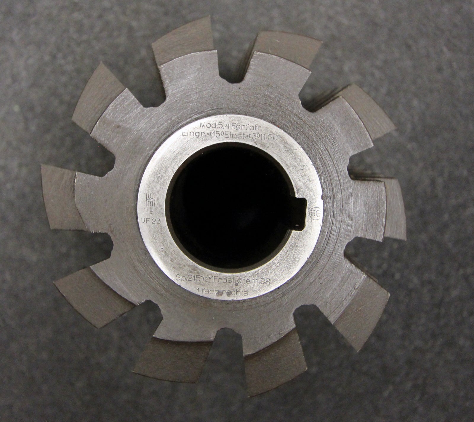 Bild des Artikels Vollstahlwälzfräser-gear-hob-Fertigfräser-m-=-5,4mm-15°-EGW-Ø105x110xØ32mm