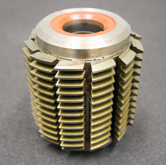Bild des Artikels SAAZOR-Stollenwälzfräser-involute-spline-hob-m-=-1,8mm-15°-EGW-Ø80x90xØ27mm