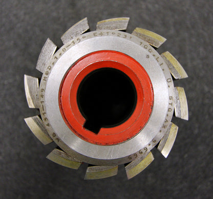Bild des Artikels SAAZOR-Stollenwälzfräser-involute-spline-hob-m-=-1,8mm-15°-EGW-Ø80x90xØ27mm