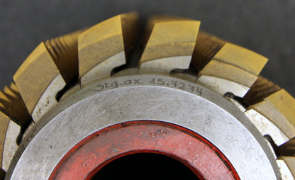 Bild des Artikels SAAZOR-Stollenwälzfräser-involute-spline-hob-m-=-2,5mm-25°-EGW-Ø120x210xØ40mm