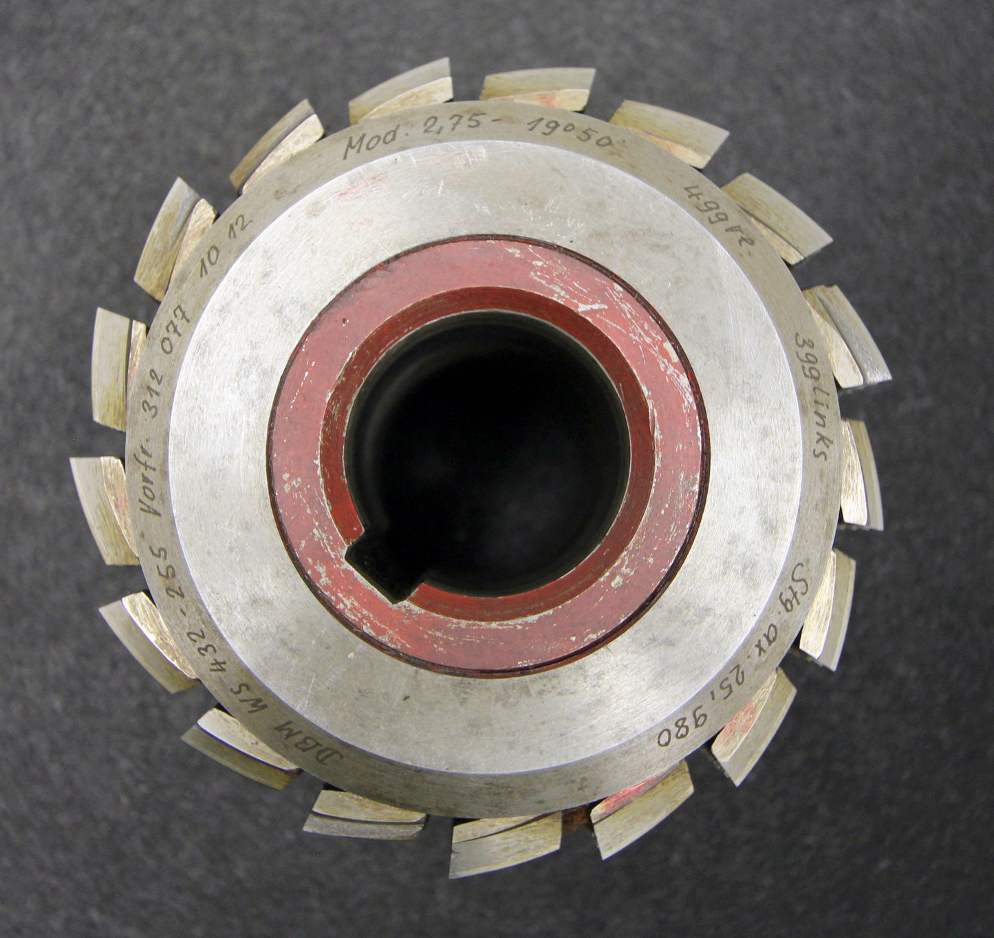 Bild des Artikels SAAZOR-Stollenwälzfräser-involute-spline-hob-Vorfräser-m=-2,75mm-19°50´-EGW