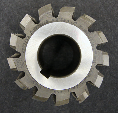 Bild des Artikels Vollstahlwälzfräser-gear-hob-m-=-3m-BP-III-nach-DIN3972-20°-EGW-Ø105x70xØ40mm