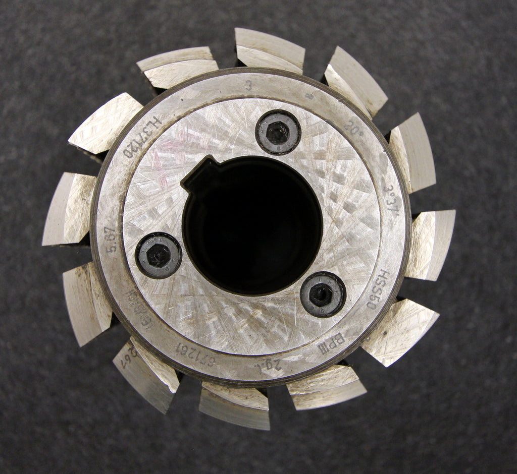 Bild des Artikels LEIMBACH-Stollenwälzfräser-involute-spline-hob-m-=-3mm-BP-III-DIN3972-2gg.-L