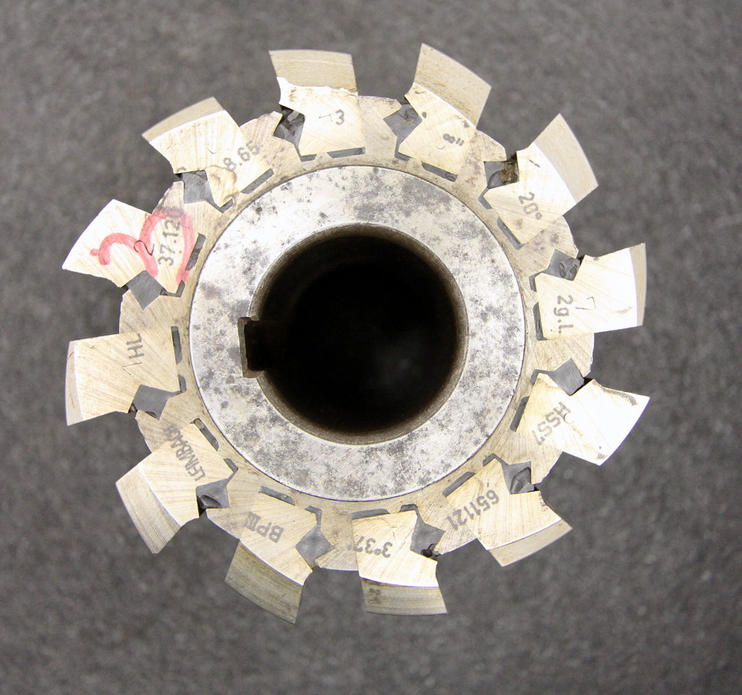 Bild des Artikels LEIMBACH-Stollenwälzfräser-involute-spline-hob-m=-3mm-BP-III-nach-DIN3972-2gg.-L