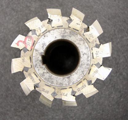 Bild des Artikels LEIMBACH-Stollenwälzfräser-involute-spline-hob-m=-3mm-BP-III-nach-DIN3972-2gg.-L
