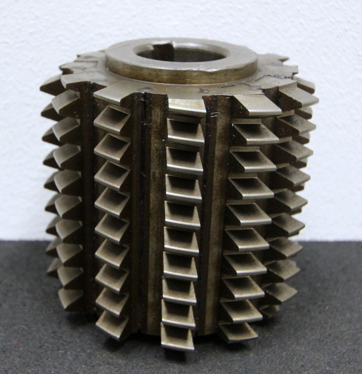Bild des Artikels LEIMBACH-Stollenwälzfräser-involute-spline-hob-m-=-3mm-BP-III-nach-DIN3972