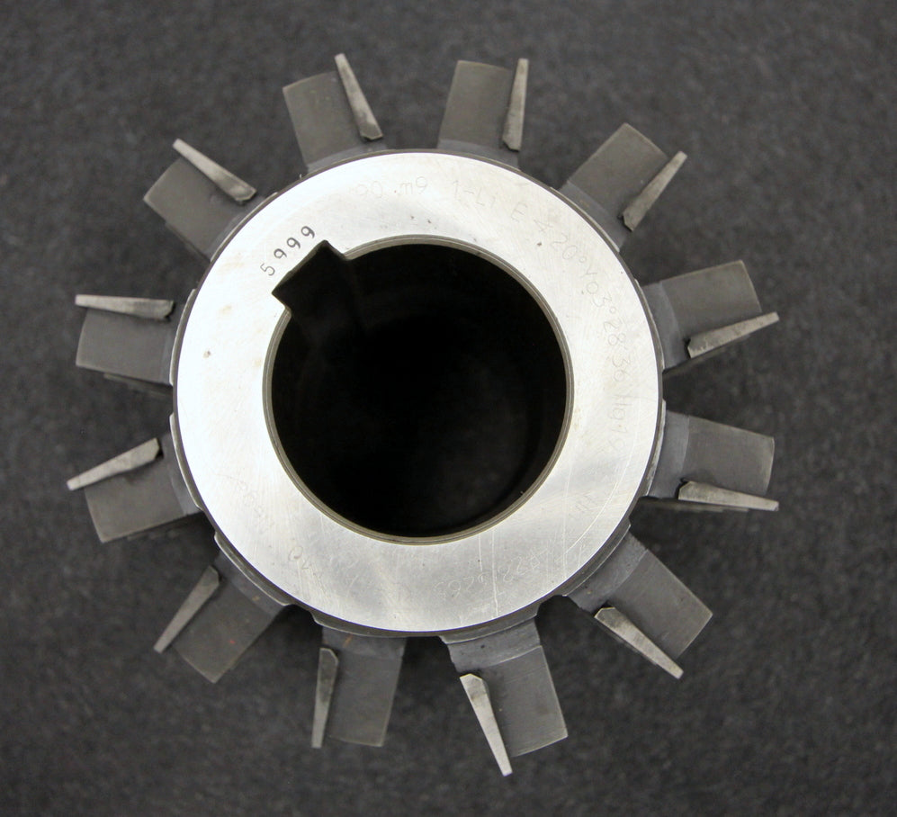 Bild des Artikels Vollstahlwälzfräser-gear-hob-m-=-9m-20°-EGW-Abmessungen-Ø160x160xØ60mm-mit-LKN