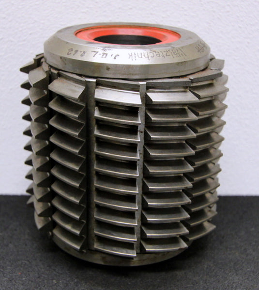 Bild des Artikels SAAZOR-Stollenwälzfräser-involute-spline-hob-Vorfäser-m-=-2,5mm-Ø100x105xØ32mm