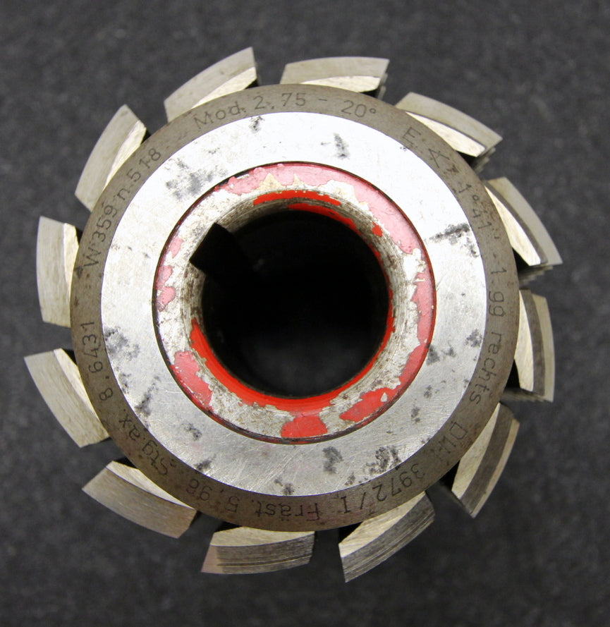 Bild des Artikels SAAZOR-Stollenwälzfräser-involute-spline-hob-m-=-2,75mm-BP-I-nach-DIN3972